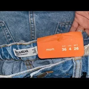 Pull&Bear Shorts Pull Bear Mom Fit Denim Shorts With Stretch